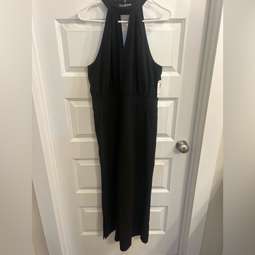 Elegant Black Halter Jumpsuit
